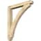 Ekena Millwork Thorton Craftsman Rough Sawn Bracket w/ Offset Brace, Douglas Fir, 6"W x 42"D x 48"H BKT0604X42X48THR04RDF - alternate 1